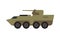 Armored Personnel Carrier Vector Illustration