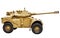 Armoured Scout Car isolated