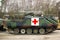 Armoured tank ambulance