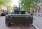 Armoured troop-carrier wheeled