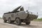 Armoured vehicle for infantry combat with missile