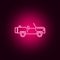 army 4x4 car neon icon. Elements of Transport set. Simple icon for websites, web design, mobile app, info graphics