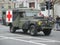 Army Ambulance with Red Cross