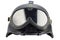 army black kevlar helmet with goggles