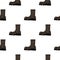 Army combat boots icon in cartoon style isolated on white background. Military and army pattern stock vector