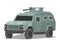 Army military armored car. war machine illustration