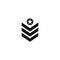 Army millitary icon vector illustration