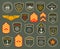 Army naval forces chevrons, marines soldier icons