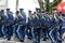 Army officers are standing by waiting for the Brazilian independence day parade