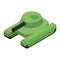 Army tank isometric 3d icon