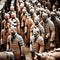 Army of terracotta warriors - ai generated image