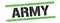 ARMY text on black green vintage lines stamp