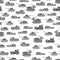 Army transport seamles pattern design - military transportation background