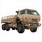 Army truck M142 HIMARS in realistic style. Tactical military vehicle