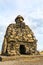 Arnarstapi, Iceland - 13 May 2017: Stone monument to mythological hero Bardur Snaefellsas.