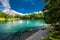 Arnisee with Swiss Alps. Arnisee is a reservoir in the Canton of Uri, Switzerland, Europe