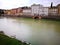 Arno river. Artistic look in historical city.