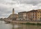 Arno River and waterfront buildings, Pisa