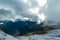 Arnoldhoehe - Panoramic view from mountain peak Arnoldhoehe in Ankogel Group, High Tauern National Park