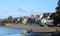 Arnside sea front, promenade and pier, Cumbria