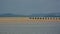 Arnside Viaduct over River Kent Estuary, Cumbria, UK