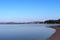 Arnside viaduct and River Kent estuary, Cumbria.