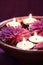 Aroma Bowl with Candles and Flowers