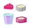 Aroma candle vector illustration