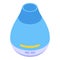 Aroma diffuser icon, isometric style