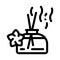 Aroma odor parfume stick icon vector outline illustration