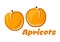 Aroma orange apricot fruits poster