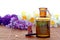 Aromatherapy Essential Oil Extract Bottle in a Spa