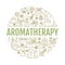 Aromatherapy and essential oils brochure template