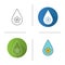 Aromatherapy oil drop icon