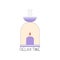 aromatherapy, spa candle and oil burner vector icon, botanical healing, essential oils, medicinal herbs,