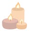 aromatic candles decoration