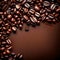 Aromatic coffee beans - ai generated image