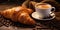Aromatic Coffee and Croissant - Morning Bliss - Soft and Invigorating