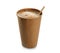 Aromatic coffee in takeaway paper cup
