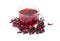 Aromatic Hibiscus tea