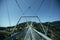 In the Arouca 516 bridge, longest suspension bridge, Portugal.
