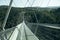 Arouca 516 suspension bridge above the Paiva River, Portugal.