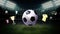 Around Soccer ball icon, football animation(included alpha)