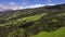 Around the town of Le Tampon on Reunion Island seen from a drone