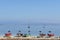 Arousa Island boats on the beach Bao Norte