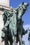 Arpad Statue at the Base of the Heroes Square Column in Budapest