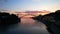 Arrabida bridge in Porto- Portugal. Sunset