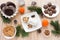 Arrangement of Gingerbread, Spiced Biscuits and Christstollen