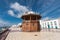 Arrecife cityscape, bandstand and promenade in Lanzarote, Canary islands, Spain.