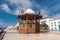 Arrecife cityscape, bandstand and promenade in Lanzarote, Canary islands, Spain.